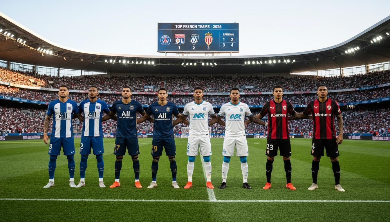 Best soccer teams in France 2026