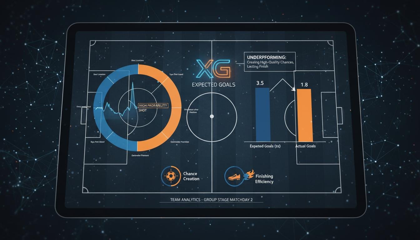 Soccer analytics: how to read the group stage through metrics