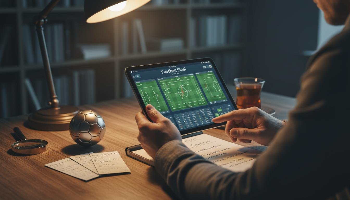Football. Betting strategy for finals (caution and “low”)