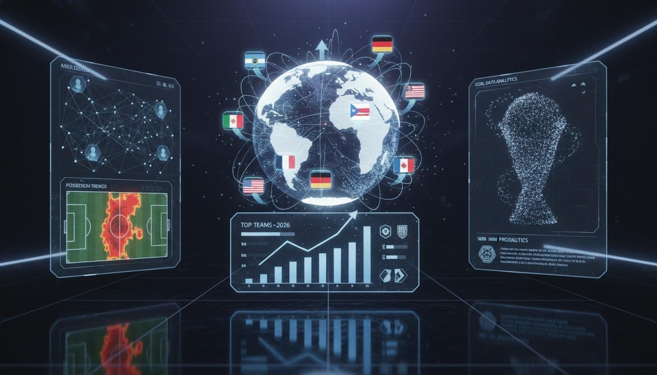Pronósticos y tendencias del Mundial de fútbol de 2026 basados en datos